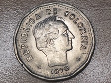 1972 Colombia 50 Centavos