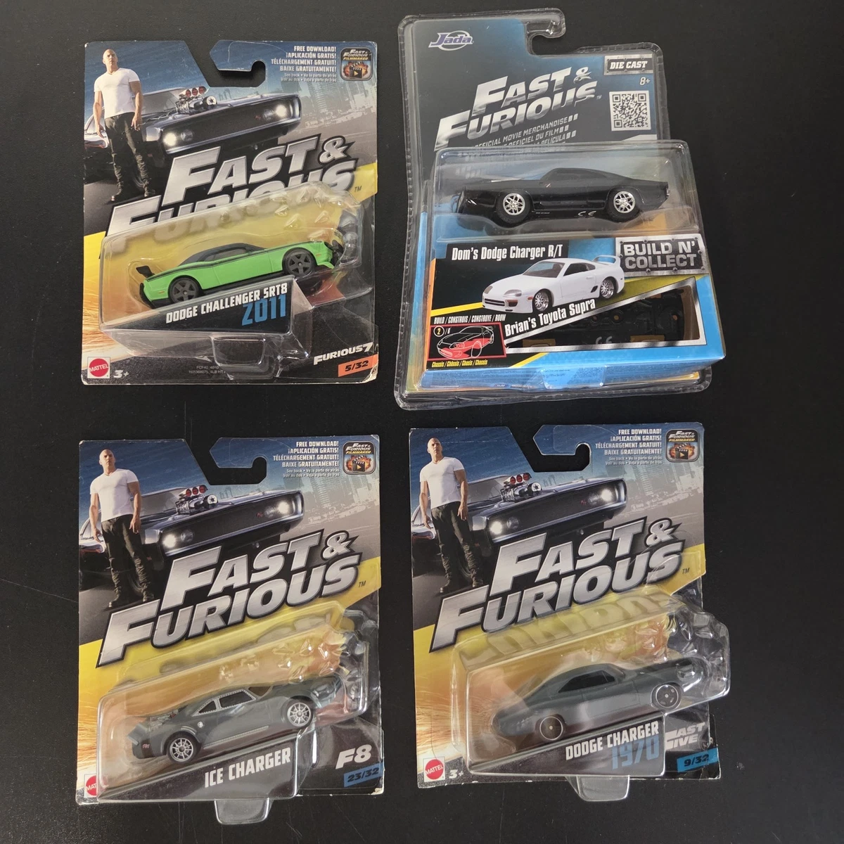 Jada Toys 1:55 Scale Fast & Furious Diecast Cars, Trucks & Vans