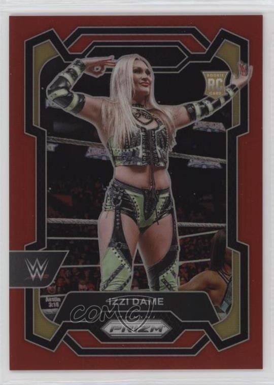 2024 Panini Prizm WWE Red Prizm 152/299 Izzi Dame #116 Rookie RC 1jj7