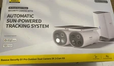 Baseus Solar Security Camera Wireless Outdoor S1 Pro 2-Cam Kit Forever Power ...