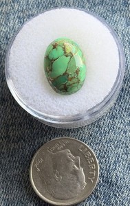 Natural variscite Turquoise/copper Cabochon Gem Oval