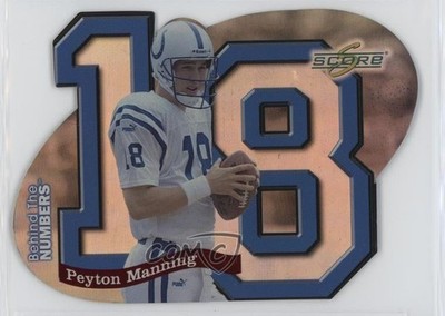 1999 Score Supplemental Behind The Numbers /1000 Peyton Manning #BN18 HOF 0ba6