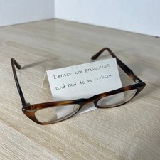 RARE Vintage Bausch  Lomb 4 1/4 - 5 1/2 B L 46-20 Eyeglasses Cat Eye Brown