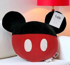 Pottery Barn Kids Disney Mickey Mouse Shaped Pillow 9.5" NWT Decor