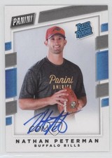 2017 Panini NFLPA Rookie Premiere Personal Edition Nathan Peterman Auto 2r7