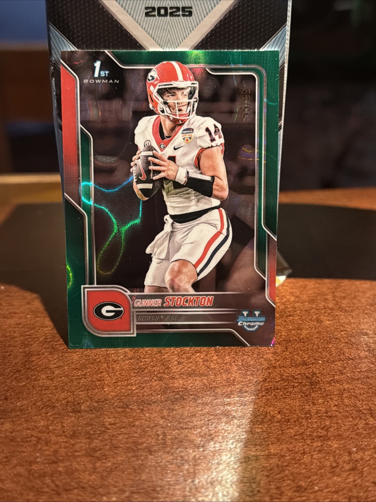 2025 Bowman U Chrome - Gunner Stockton - 1st Bowman Green Lava Refractor /99