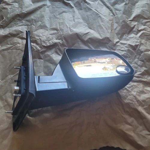 2007-2013 Toyota Tundra Passenger Right Side View Power Door Mirror Black EJMBH