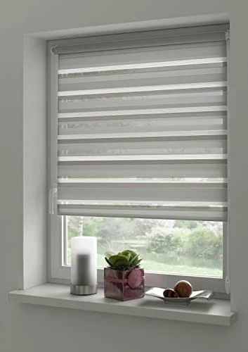 (TG. 90 x 220 cm) GARDINIA Tenda a Doppio Rullo, Fissaggio a Incastro o con Ades - Immagine 2 di 4