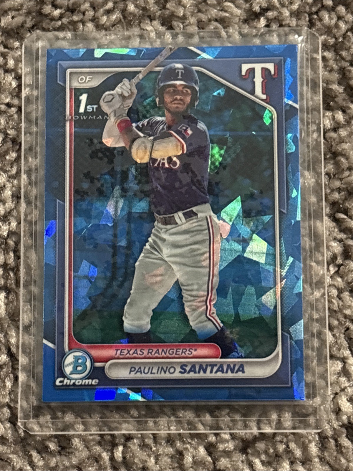 2024 Bowman Chrome 1st Sapphire Edition Prospects Paulino Santana #BCP-245 (RC)