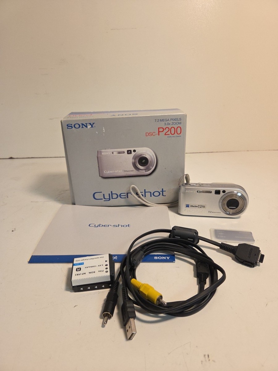 Sony Cyber-Shot DSC-P200 7.2MP 3x Optical Zoom Digital Camera