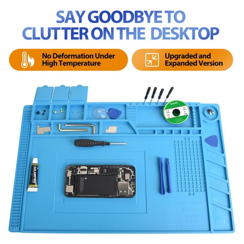 FLYQUEE Silicone Soldering Mat Heat Resistant 932°F, Large India