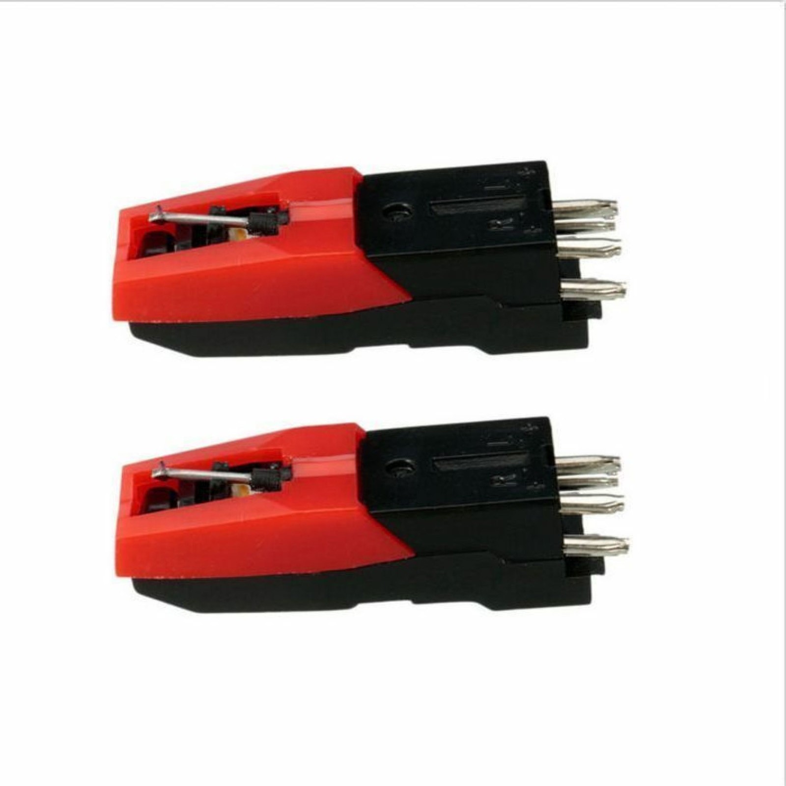 1/2Pcs Turntable Phono Ceramic Cartridge with Stylus Needle Kit for Record Player