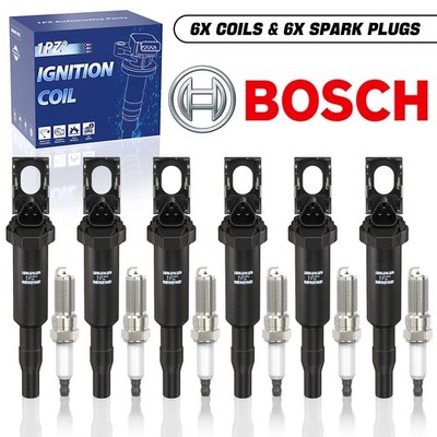 6X Ignition Coil +6X Spark Plug for BMW 128i 335i 328i 528i 535i X3 X5 OEM UF592