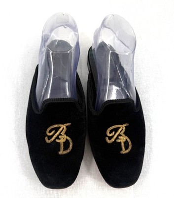 Rare Babe Didrickson Womens Slip ON Mules Velvet Leather Lined Size 7.5