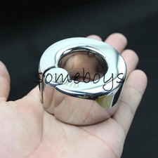 15 Sized Stainless Steel Scrotum Pendant Rings Ball Stretcher Scrotum Ring