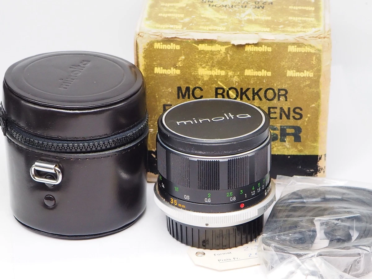 Minolta MD Wide Angle Camera Lens for sale | eBay UK