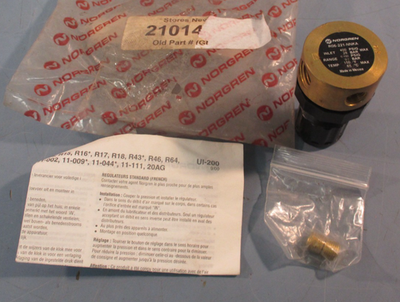 #ad #ad NORGREN Brass Pressure Reducing Valve R06 221 NNKA 400 PSIG MAX 28 BAR $49.99