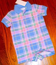 POLO RALPH LAUREN AUTHENTIC BABY BOYS BRAND NEW ORIGINAL ROMPER Size 9M, NWT