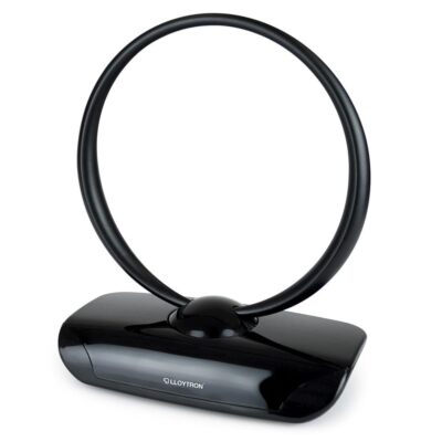 A2Z Active Indoor Loop TV Antenna Aerial Built-in LTE 4G Filter Powerful Amplifi