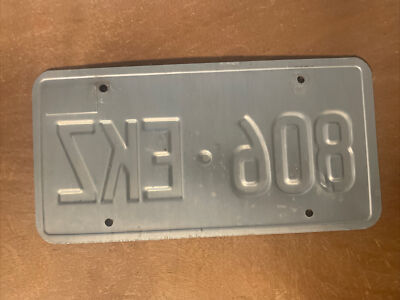 1993 Nevada License Plate # 806-EKZ | eBay