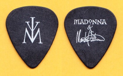 Madonna Monte Pittman Signatur Schwarz Gitarre Pick - 2001 Drowned Welt Tour