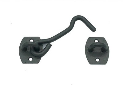 Sturmhaken mit /Öse Platten Torbefestigung 8 x 160 mm Fensterhaken Verzinkt