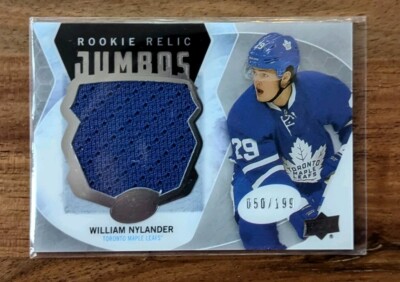 2016 17 Upper Deck Ice William Nylander Rookie Relic Jumbos Jersey /199 # RRJ-WN