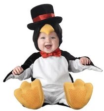Lil' Penguin Infant Toddler Costume Baby Bird Plush Creature Halloween