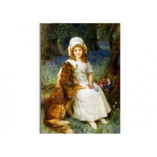 COLLIE       VINTAGE  Postcard  #  235
