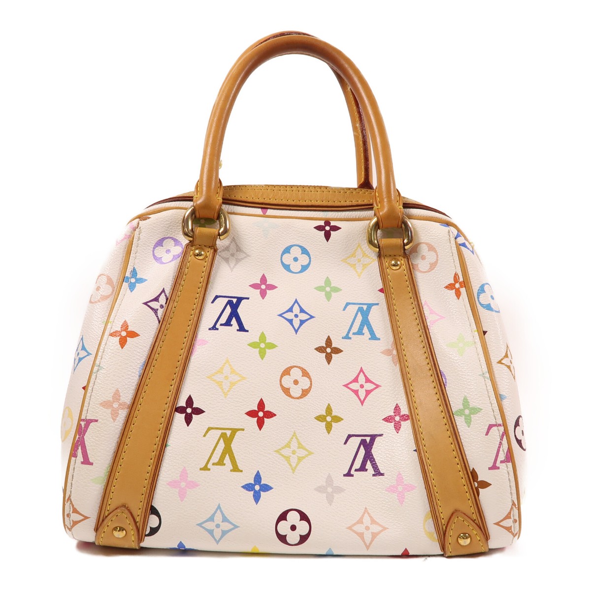 LOUIS VUITTON ミッツァ Louis Vuitton White Multicolore Monogram 'Ursula' GM Tote