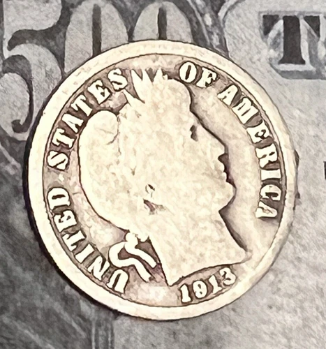 1913 P Barber Dime - Nice Find - Combined Shipping
