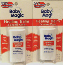 2 Ct Baby Magic .5 Oz Healing Balm Eczema Care 15 Organic Shea Butter FAST SHIP