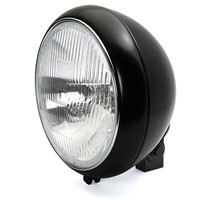 "7\" Scheinwerfer Classic Schwarz Headlight FüR Harley Fat Boy Heritage Custombike"