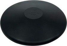 Champion Sports Rubber Practice Discus, 1.0 kg , Black