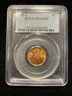 BU GEM 1945-s Lincoln Wheat Penny PCGS MS66