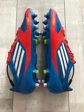 Adidas F50 Adizero Blue Football Cleats Boots Retro Rare US9 1/2 UK9 EUR43 1/3