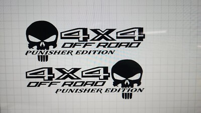 Bed side graphics 4x4 Off Road Punisher Any truck all years .Bedstripes logos