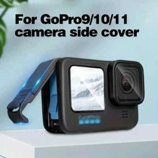 Flip Battery Side Cover For GoPro Hero 12, 11, 10, 9 Black Removable