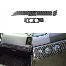 Tablero de instrumentos de fibra de carbono faros guantera panel moldura para Colorado CANYON 15-22