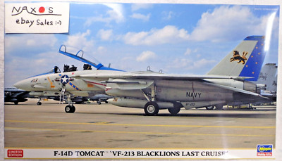 HASEGAWA 1:72 F-14D Tomcat *VF-213 Blacklions Last Cruise* LIMITED EDITION 02406