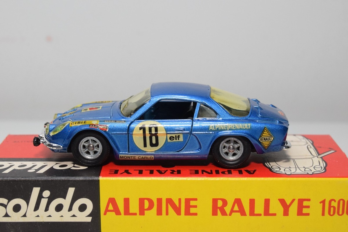 SOLIDO Pack Véhicules Alpine A110 1/18 : Rallye Monte-carlo 1976 et R-GT 2021 pas cher