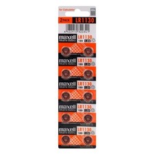 10 x Maxell LR1130 Alkaline Batteries 1.5v - LR54 L1130 189 V10GA RW89 AG10 G10