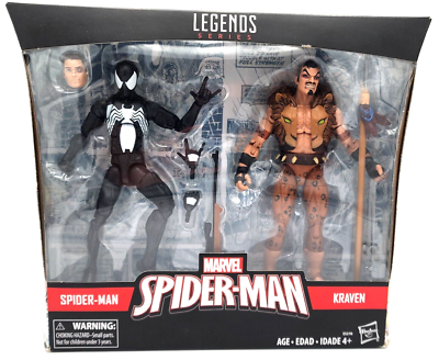 Marvel Legends Series Spider-Man Symbiote Kraven 2 Pack 2018 NIB