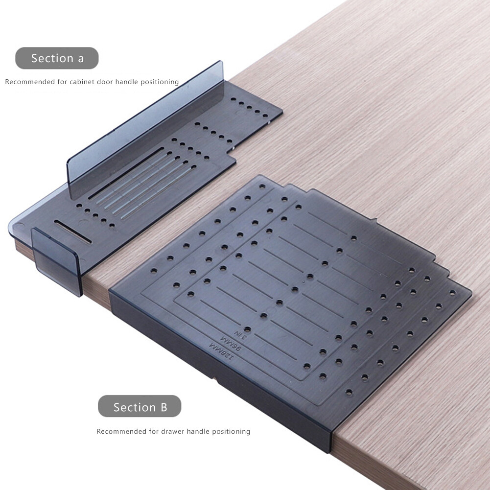 ∞ 2pcs Handle Template Handle Drill Mounting Kit(with