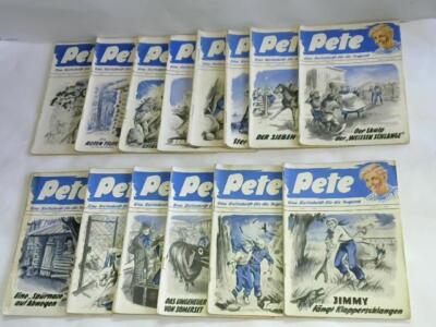 Pete. Eine Zeitschrift für die Jugend. Sammlung von 14 Heften
