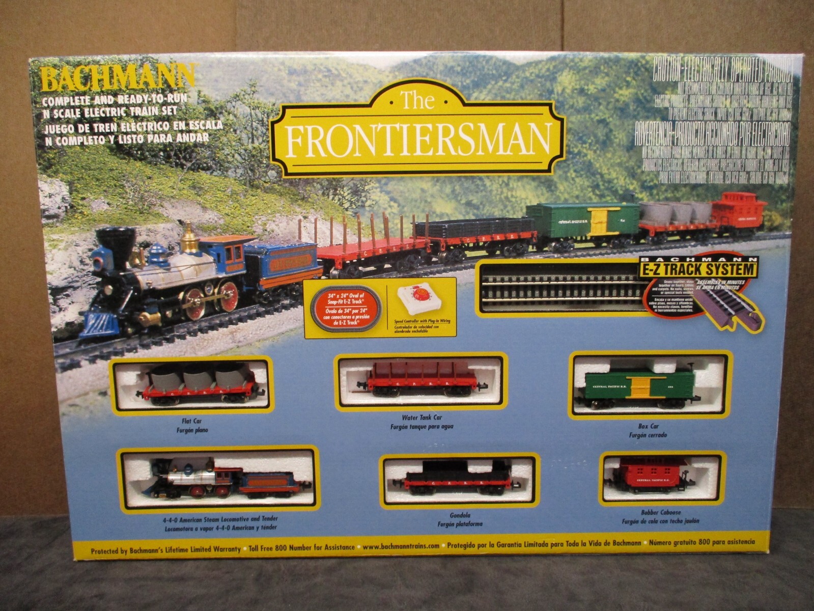 Bachmann 24006 Frontiersman NScale Train Set EZ Track System 34"x24