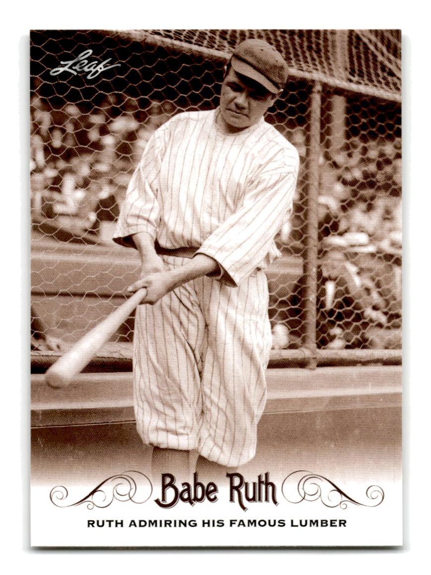 Babe Ruth 2016 Leaf Babe Ruth Collection #44 HOF New York Yankees Mint