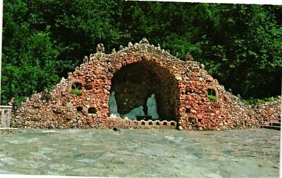 Vintage Postcard- 76179. GROTTO BLACK MADONNA SHRINE, EUREKA MO. UnPost 1960