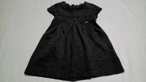 Vestitino Abito Bimba Bambina 2 Anni Elegante Mayoral Grigio e Nero a Pois  | eBay