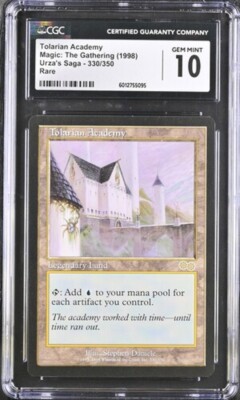Tolarian Academy Urza's Saga Mtg. CGC 10 Gem Mint! | eBay